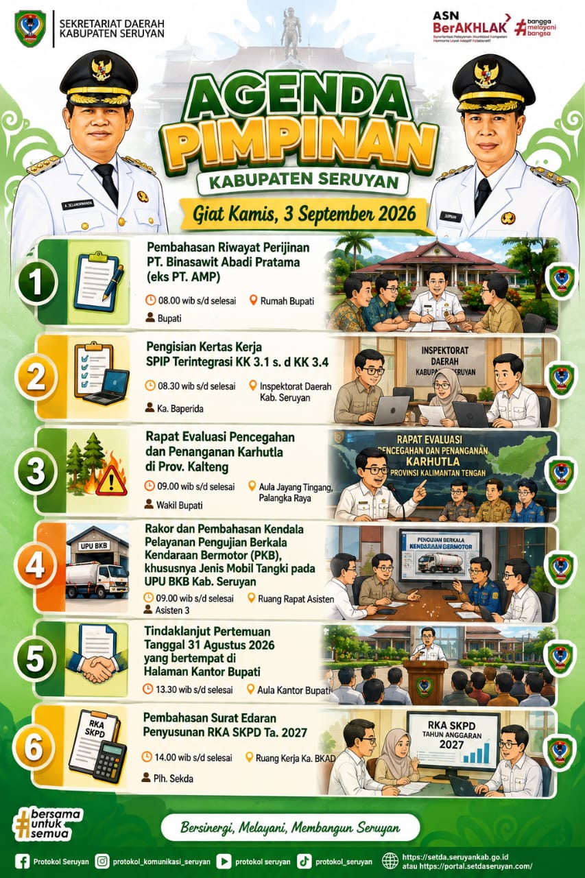 Agenda Kegiatan Hari Kamis