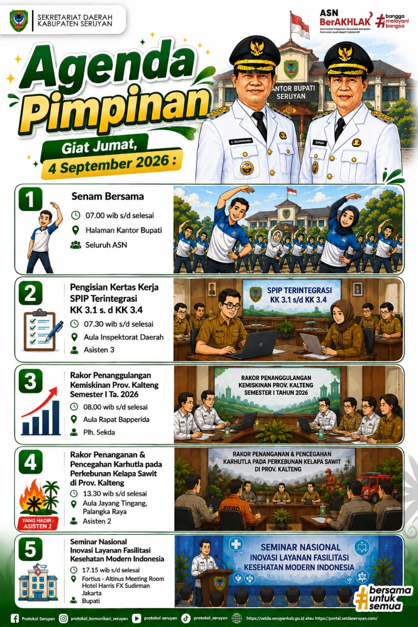 Agenda Kegiatan Hari Jumat