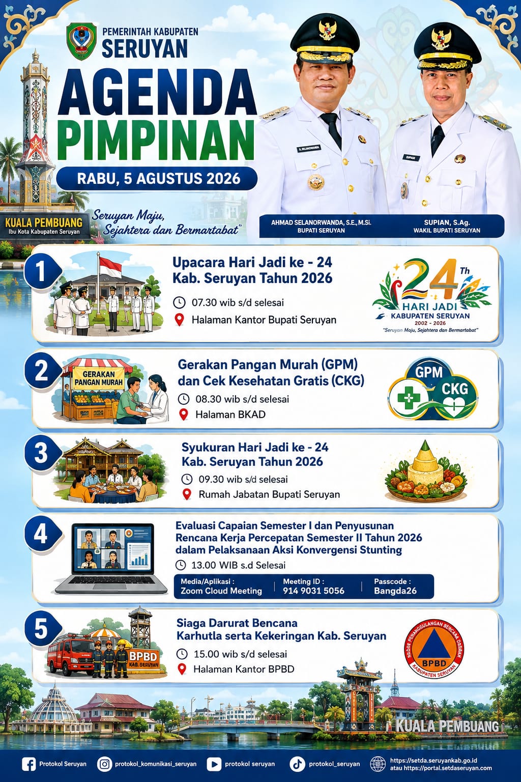 Agenda Kegiatan Hari Rabu