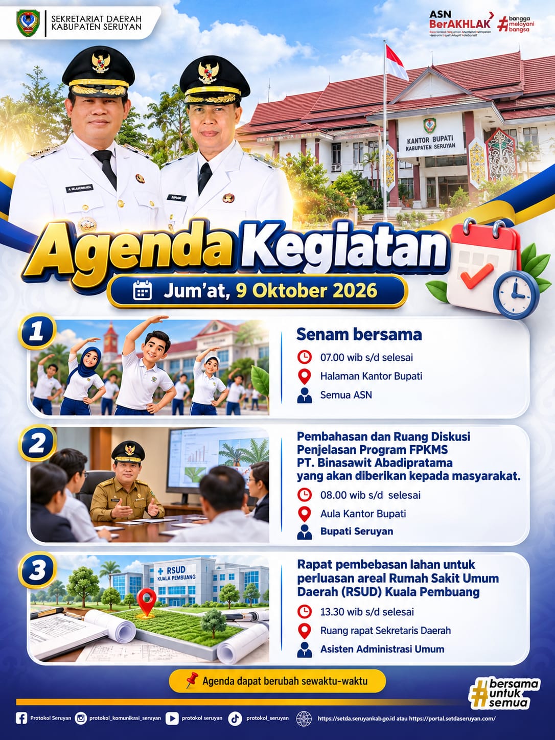 Agenda Kegiatan Hari Jumat