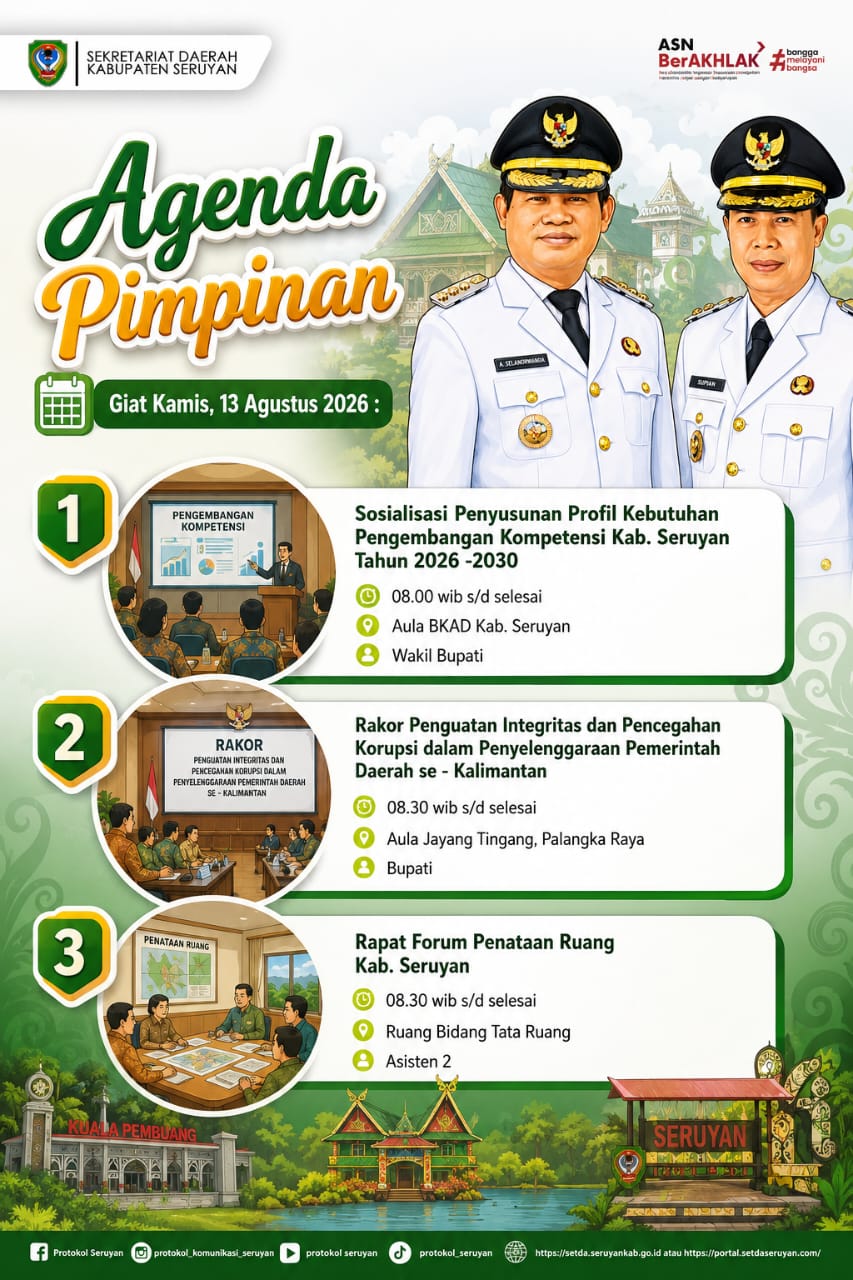Agenda Kegiatan Hari Kamis