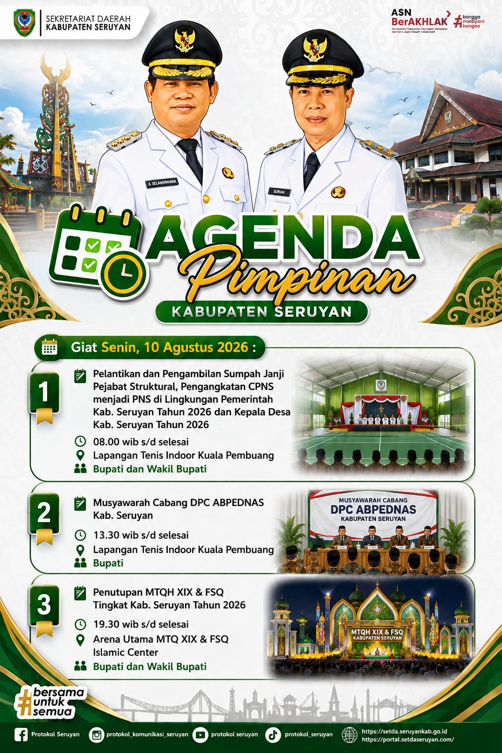 Agenda Kegiatan Hari Senin