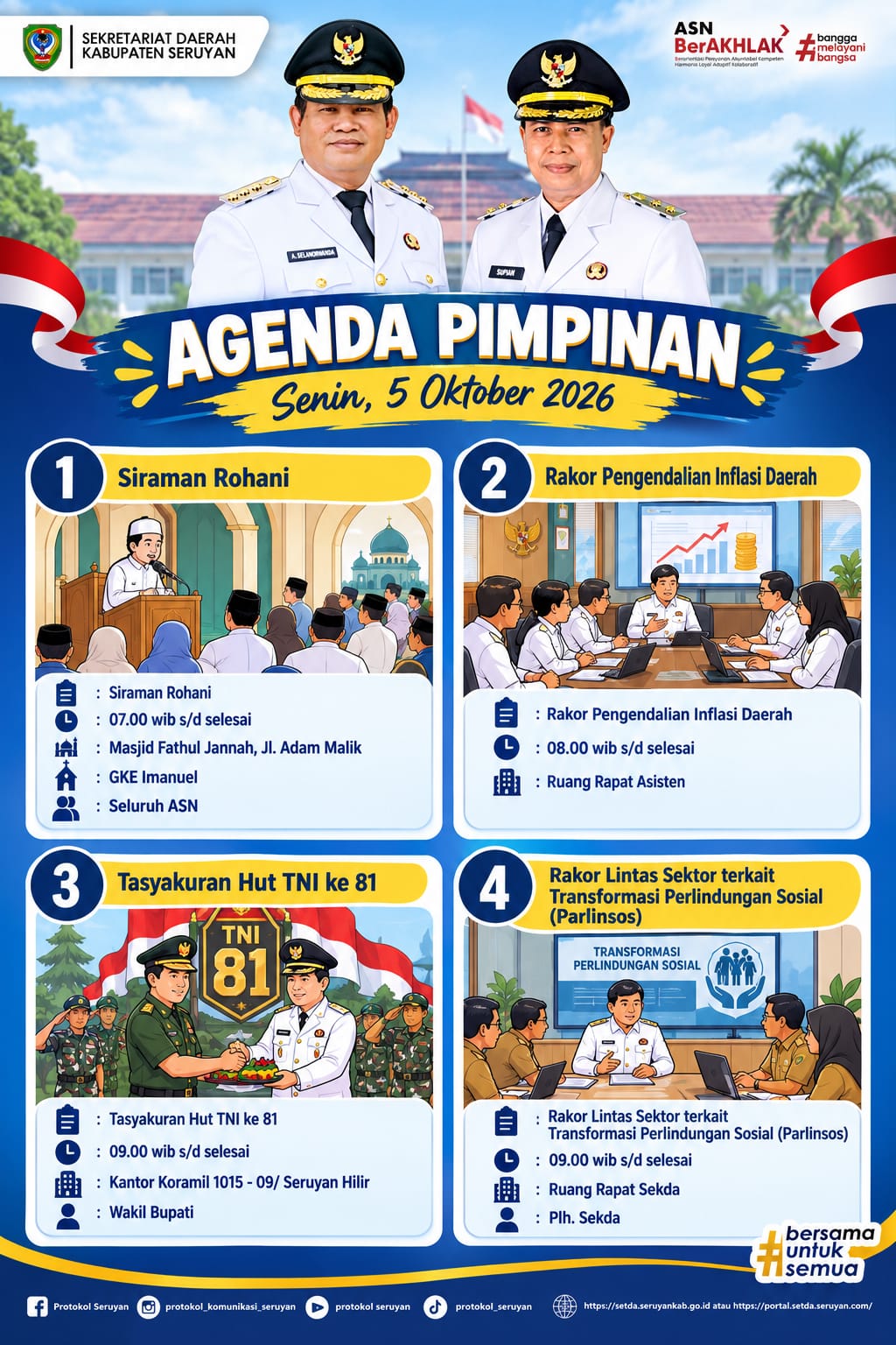 Agenda Kegiatan Hari Senin