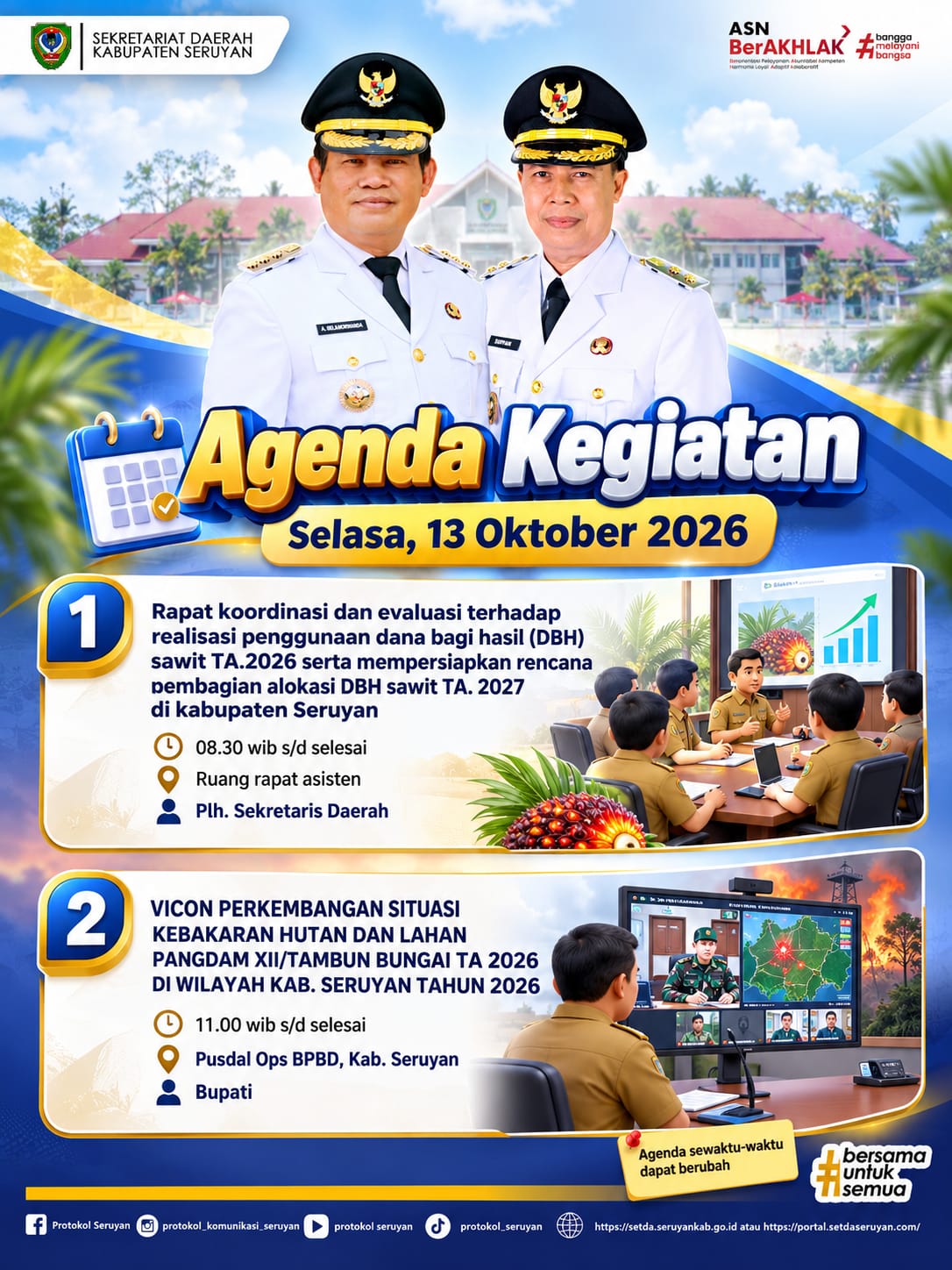 Agenda Kegiatan Hari Selasa