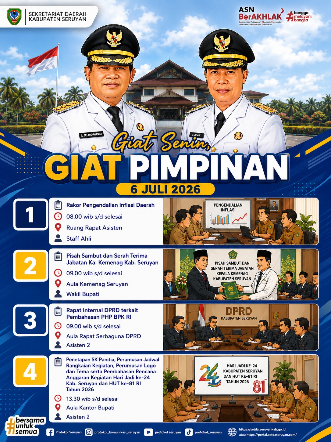 Agenda Hari Senin