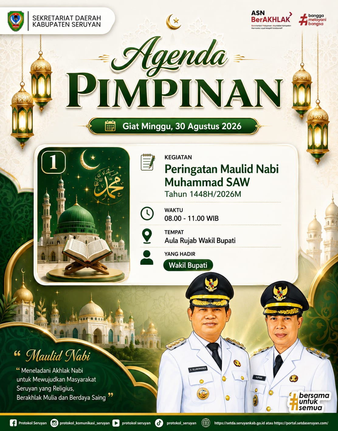 Agenda Kegiatan Hari Minggu