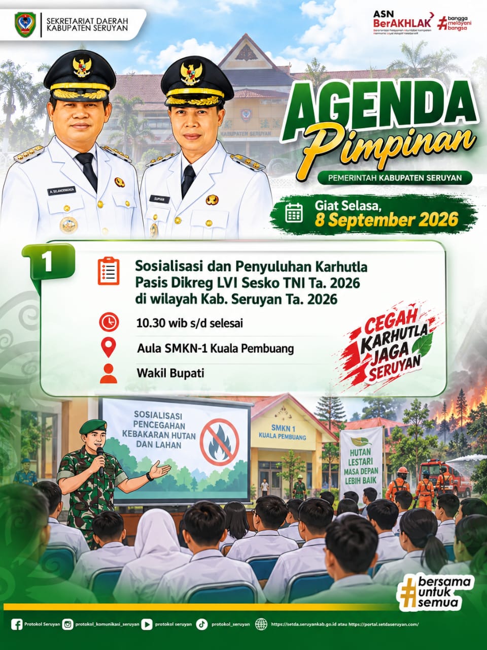 Agenda Kegiatan Hari Selasa