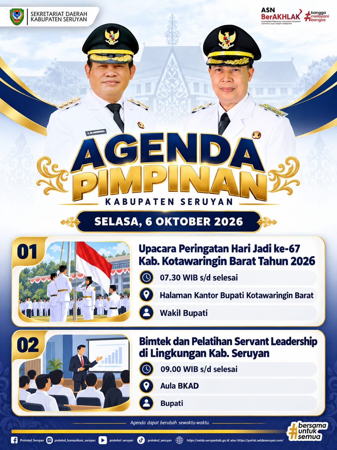 Agenda Kegiatan Hari Selasa