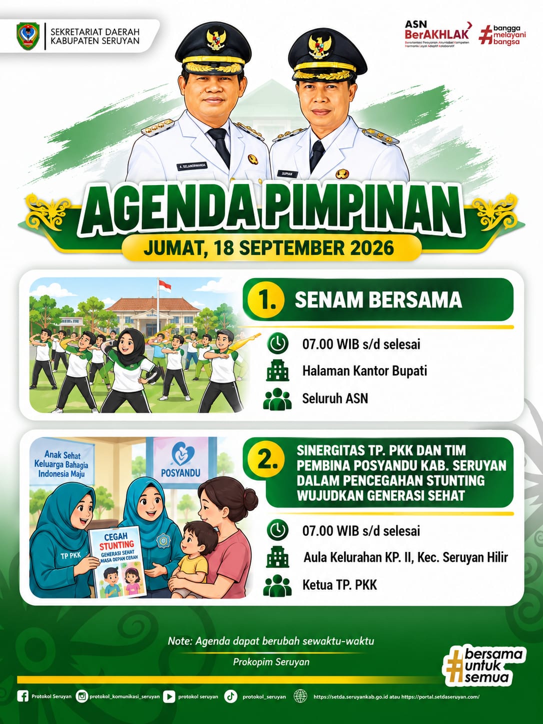 Agenda Kegiatan Hari Jumat