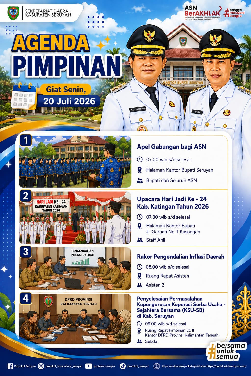 Agenda Kegiatan Hari Senin