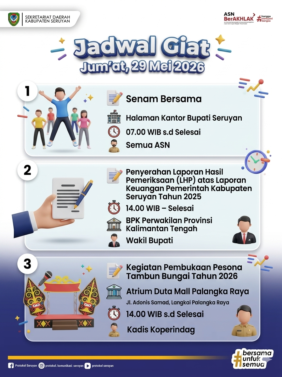 Agenda Kegiatan Hari Jum'at