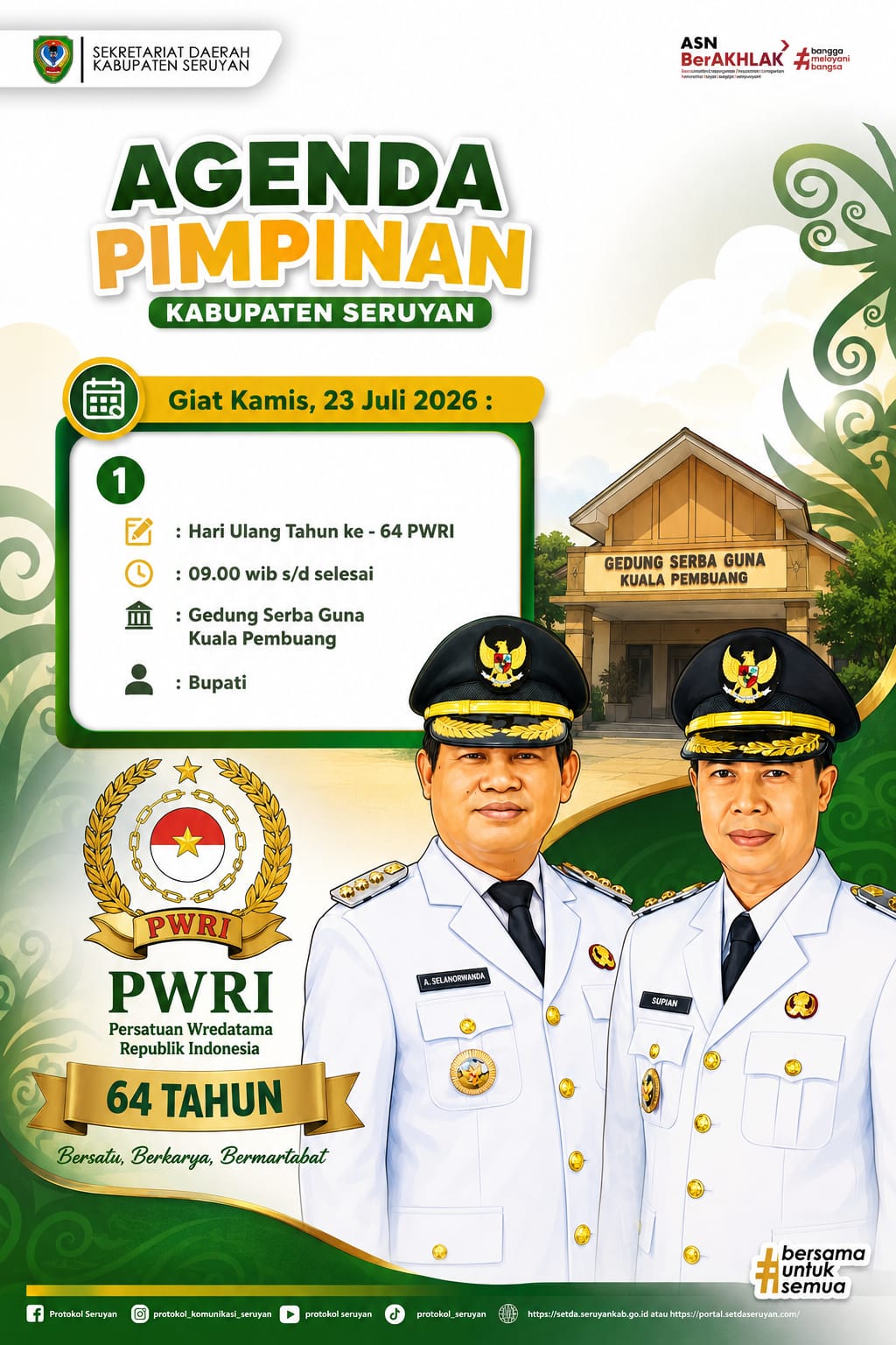 Agenda Kegiatan Hari Kamis
