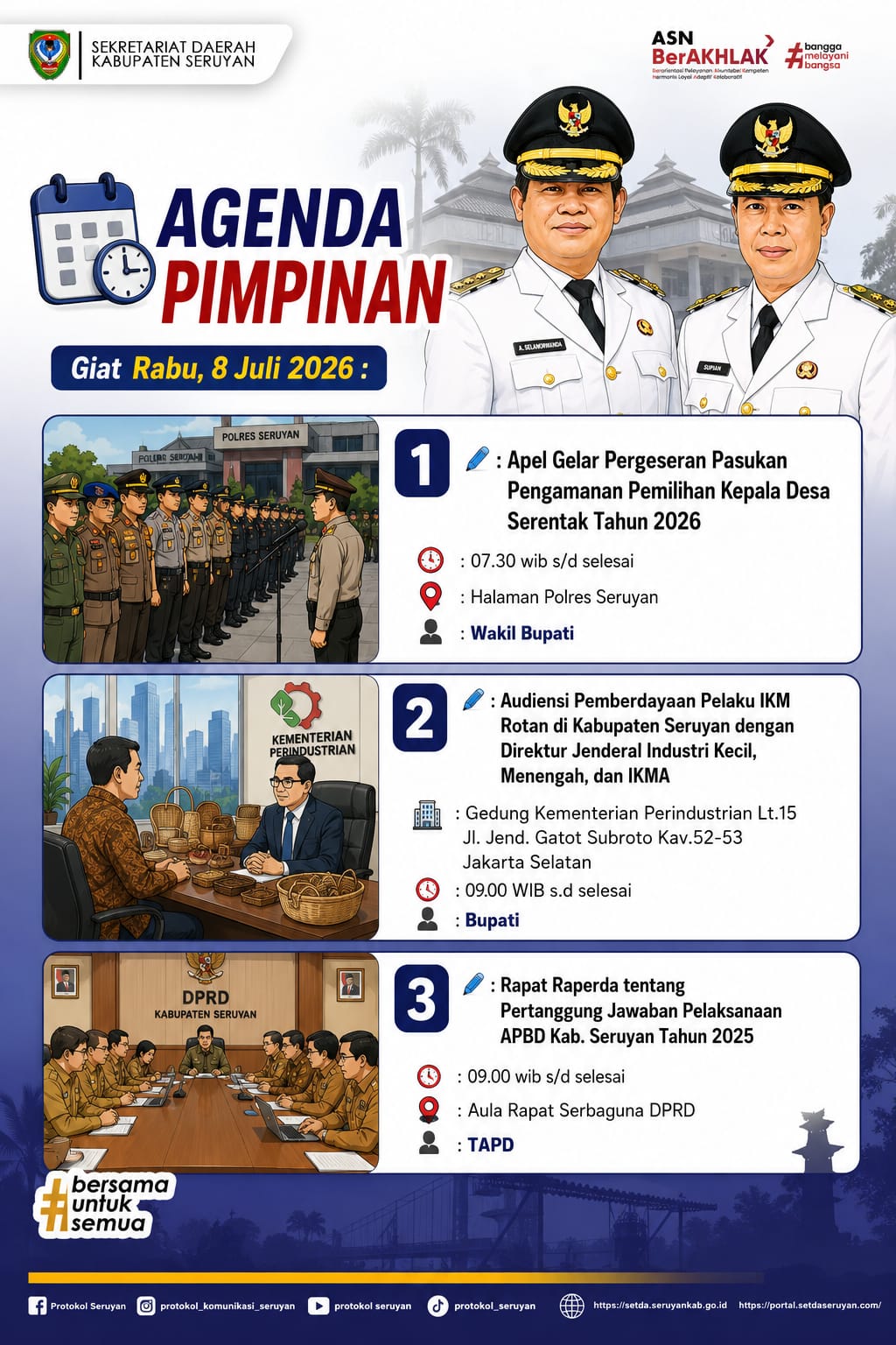 Agenda Kegiatan Hari Rabu