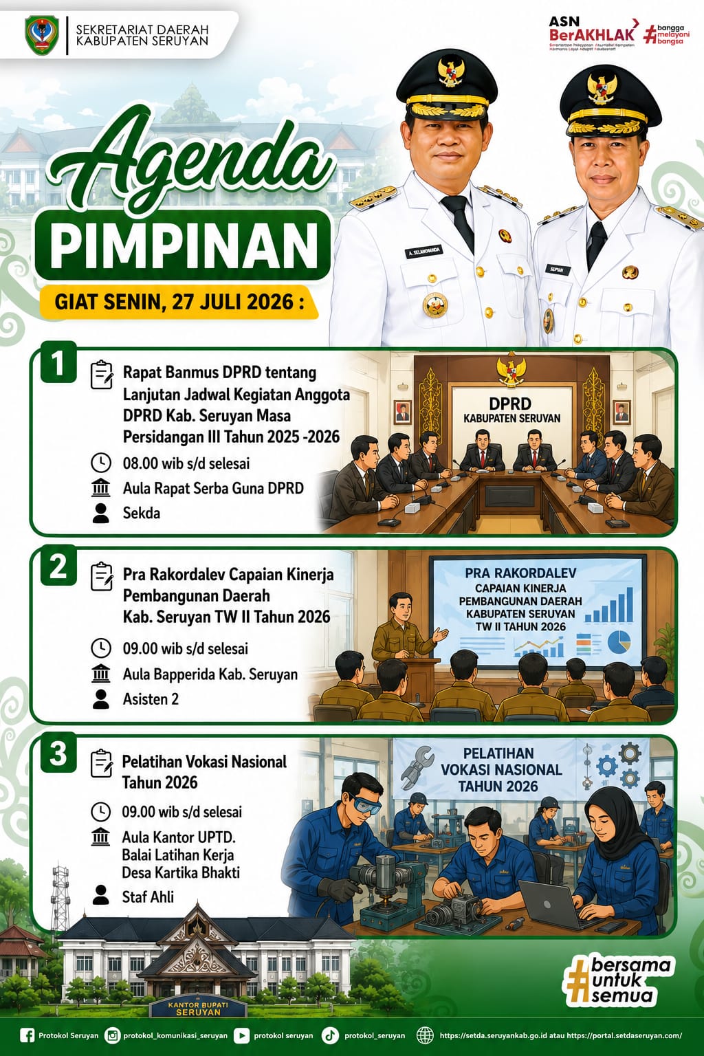 Agenda Kegiatan Hari Senin