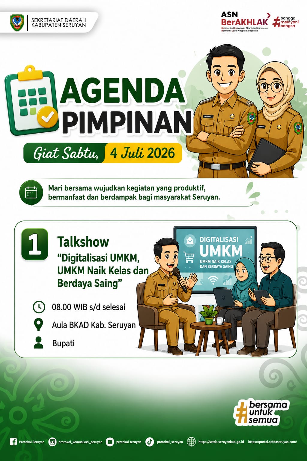 Agenda Hari Sabtu