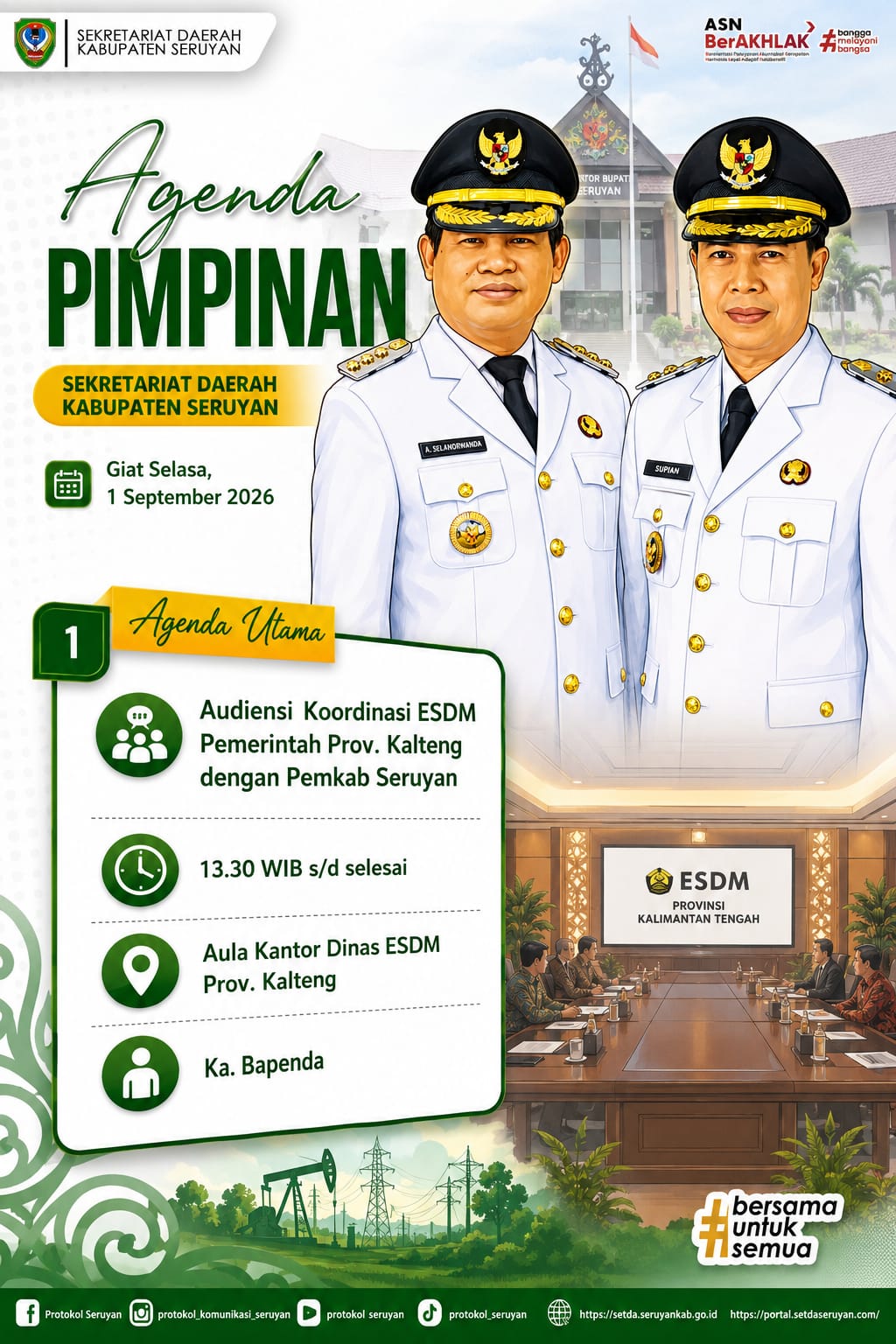 Agenda Kegiatan Hari Selasa