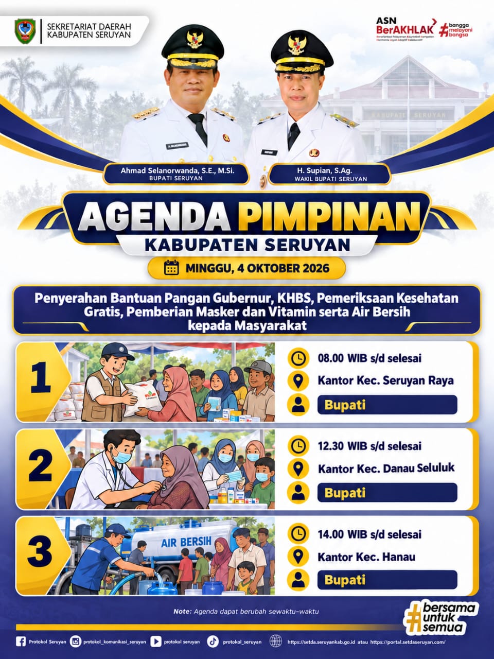 Agenda Kegiatan Hari Minggu