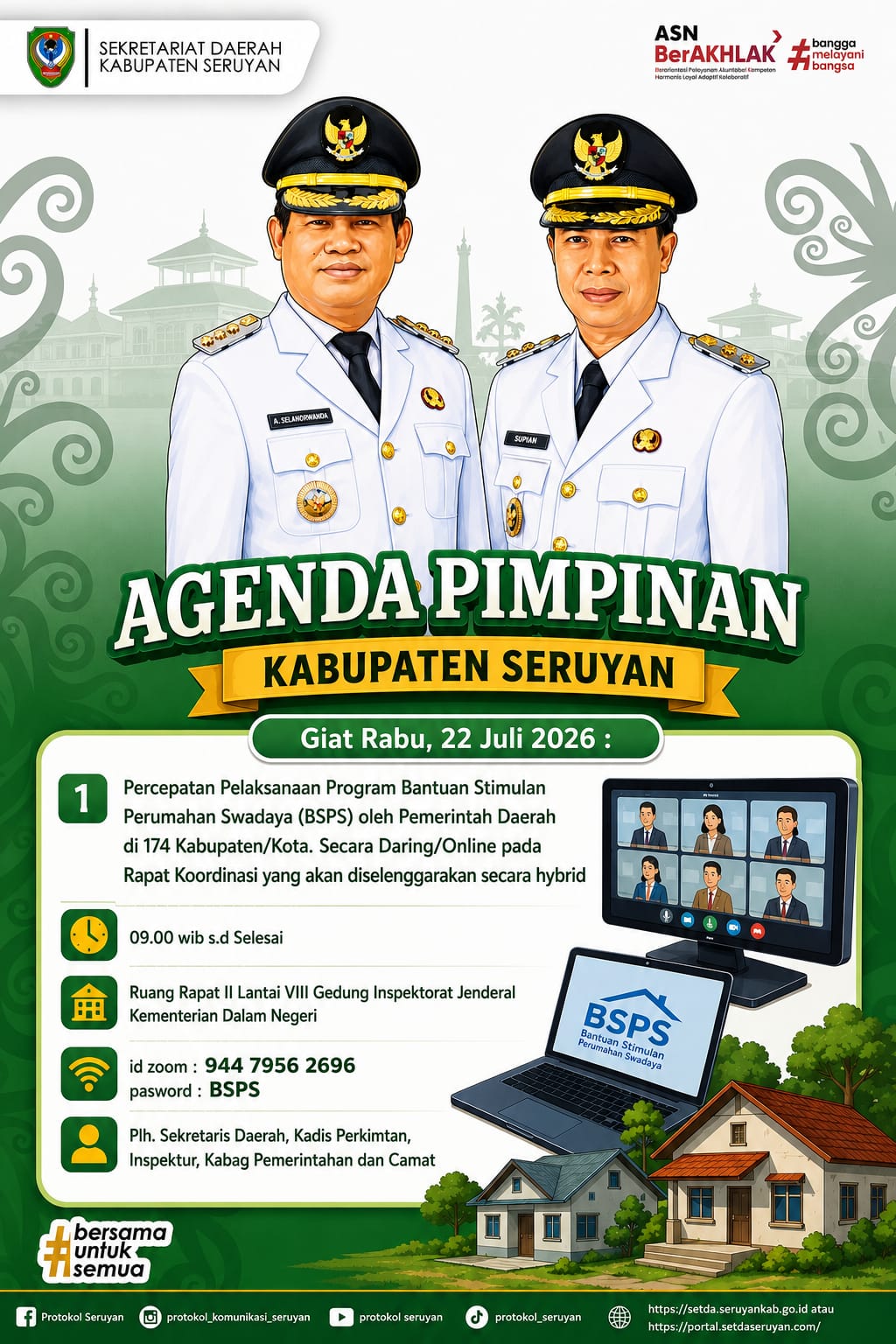 Agenda Kegiatan Hari Rabu