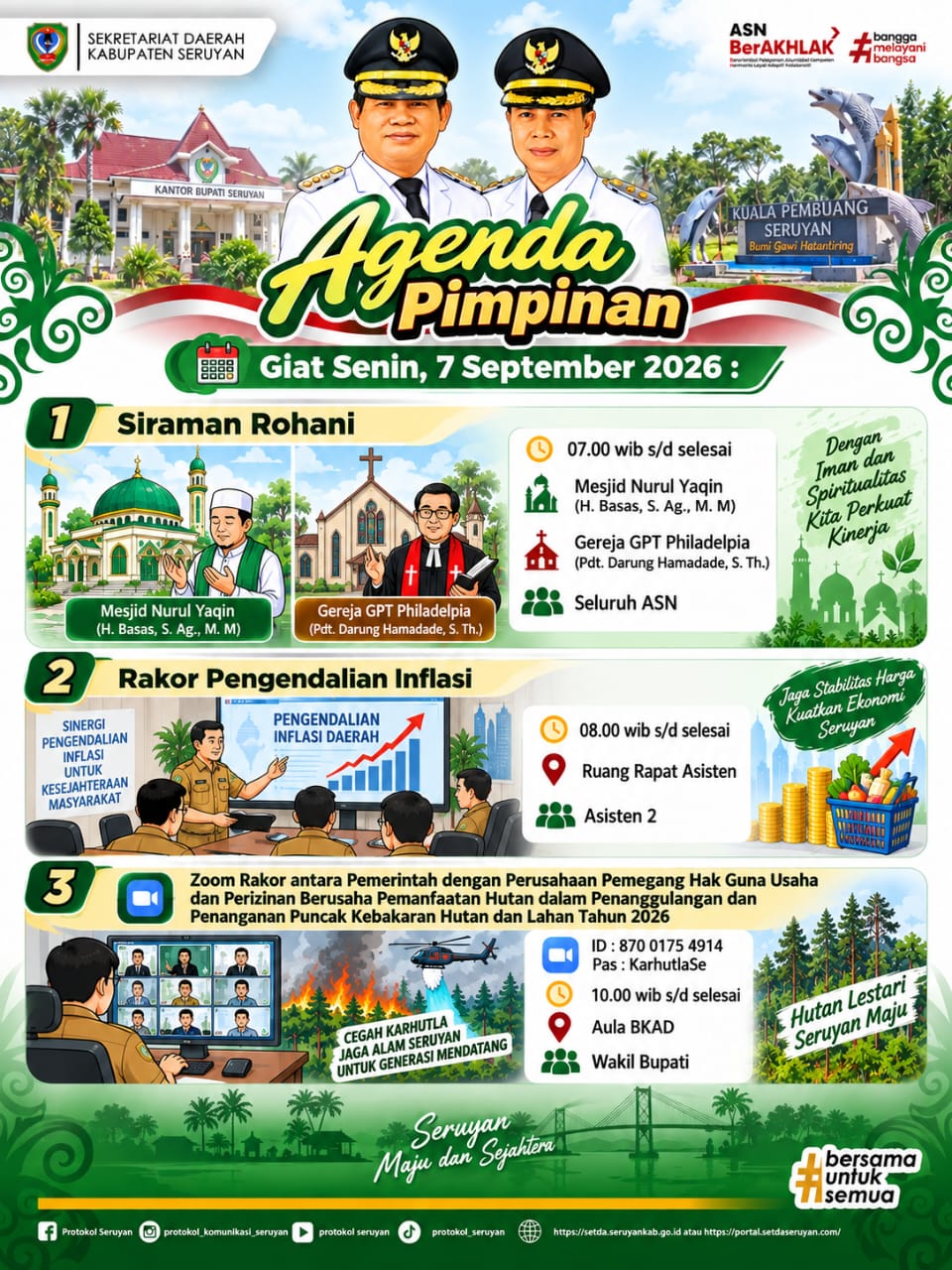 Agenda Kegiatan Hari Senin